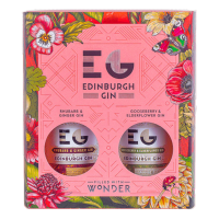 Edinburgh Gin, Full Strength Flavour, Twin Gift Set - 20cl